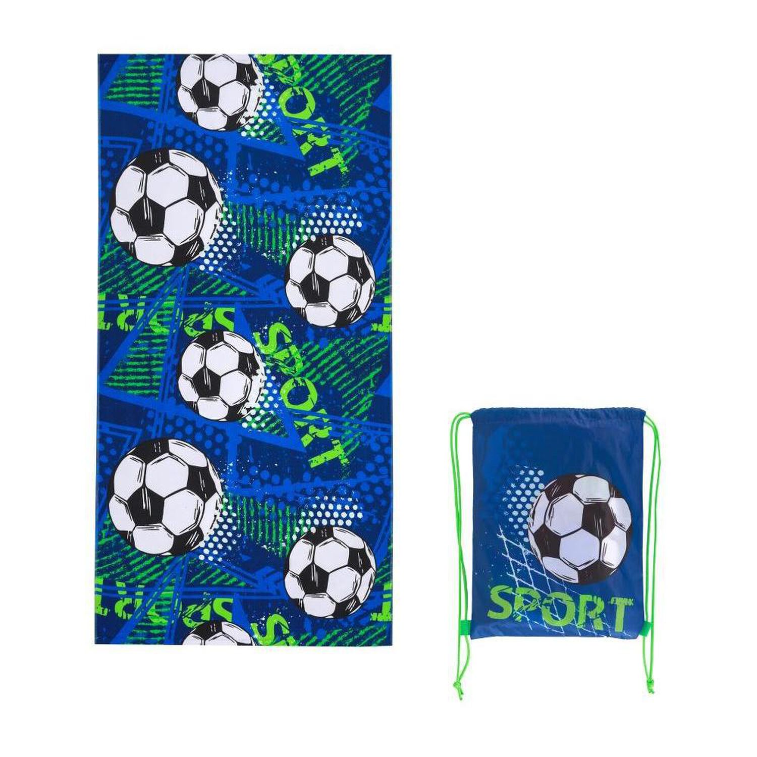 Toalla De Playa Con Bolso Casaideal Kids Sport / 70 X 140 Cm image number 6.0