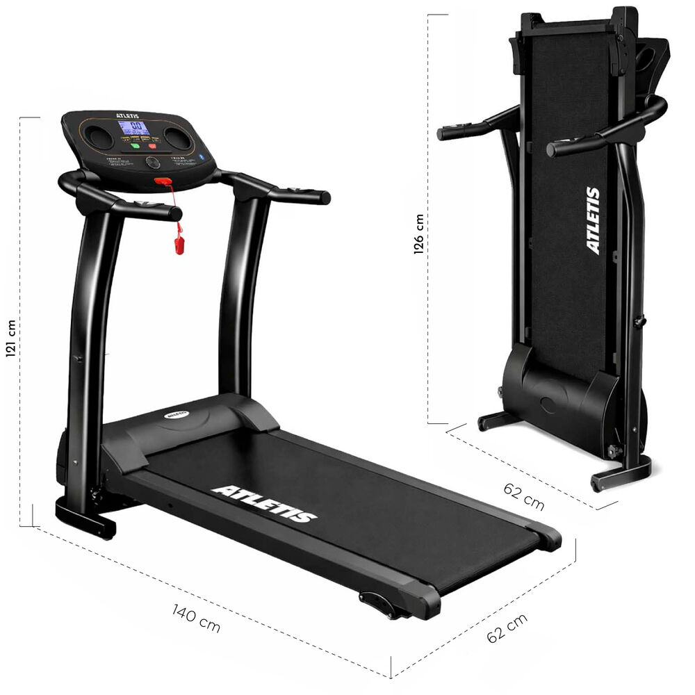 Trotadora M201 12 Km/h 1.5 Hp Negra image number 6.0