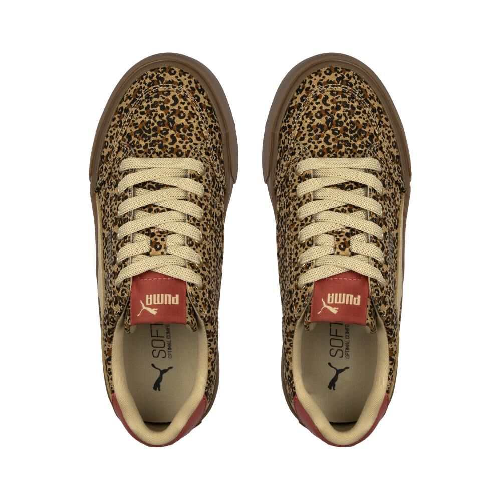Zapato Casual Mujer Puma Court Classic Café image number 2.0