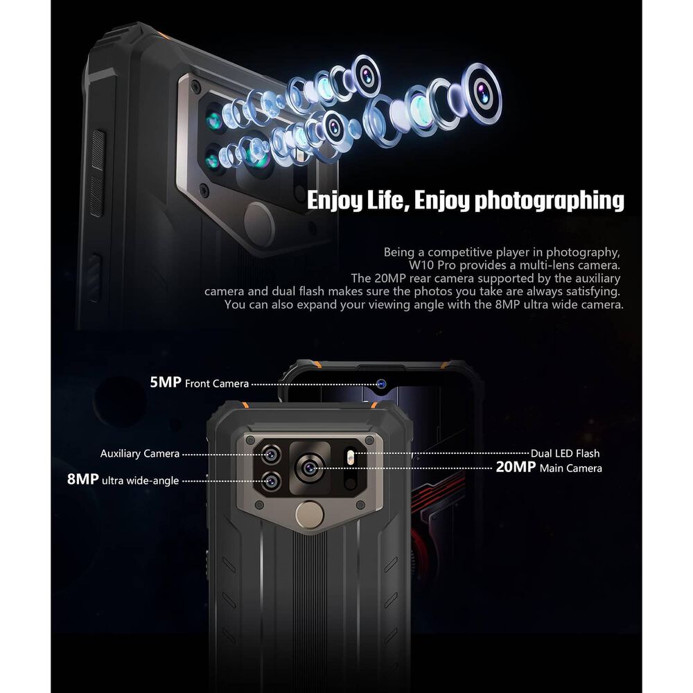 Hotwav W10 Pro Smartphone Resistente Con Bater&iacute;a De 15000mah Y C&aacute;mara Sony image number 7.0