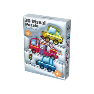Puzzle 3d Tr&aacute;fico En La Ciudad 120 Piezas