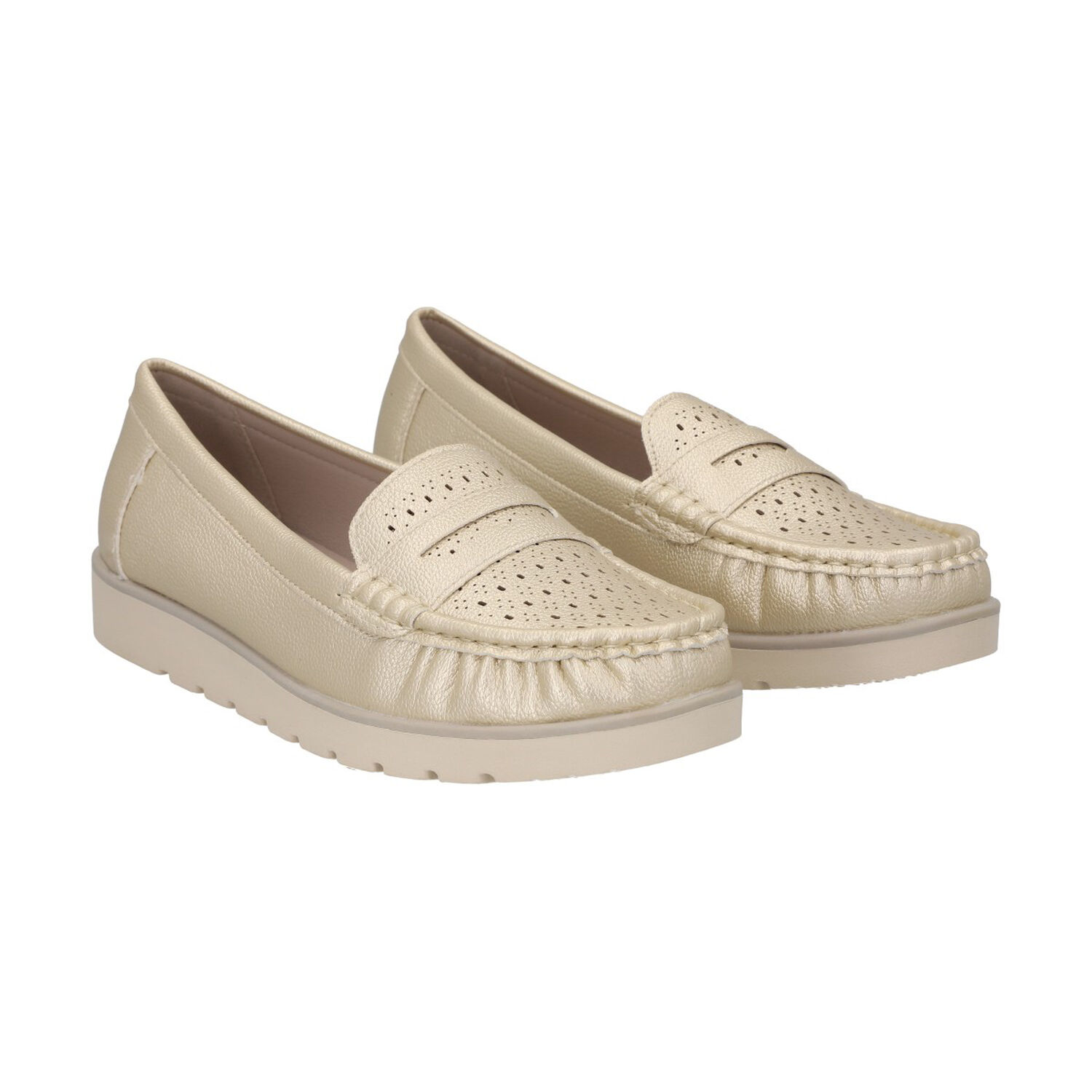 Mocas&iacute;n Mujer Dorado Sonia Police image number 0.0