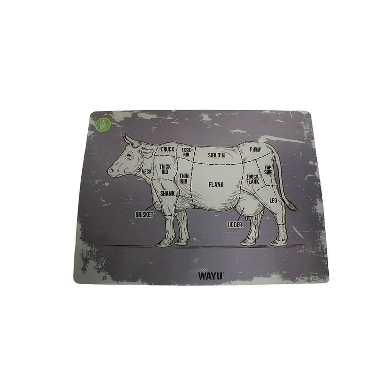 Individual Mesa Cocina 40x30cm Cortes Grey Mantel Wayu image number 0.0