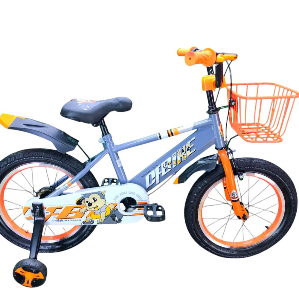 Bicicleta Aro 16 Infantil Cfbike Gris/naranjo image number 0.0