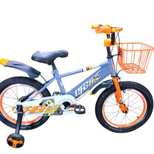 Bicicleta Aro 16 Infantil Cfbike Gris/naranjo