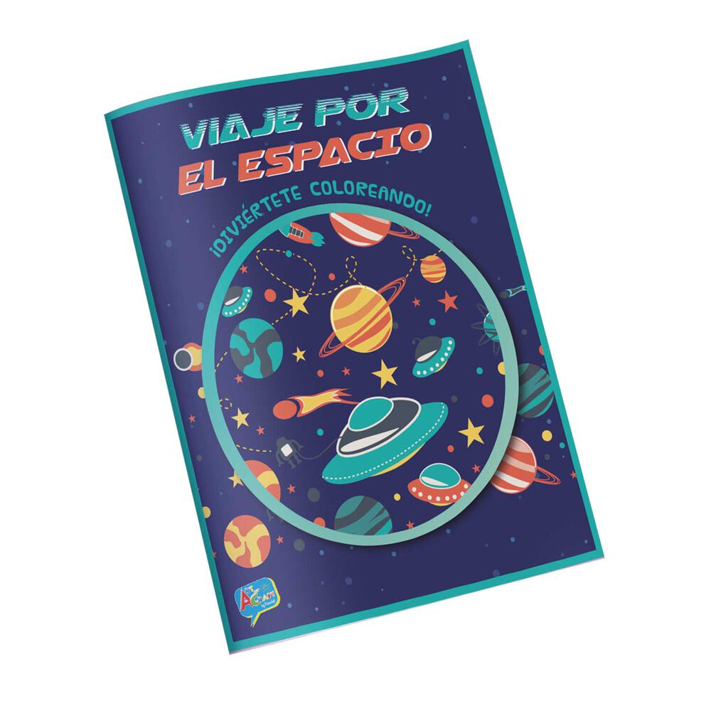 Libro Para Colorear Viaje Por El Espacio Art & Craft image number 0.0