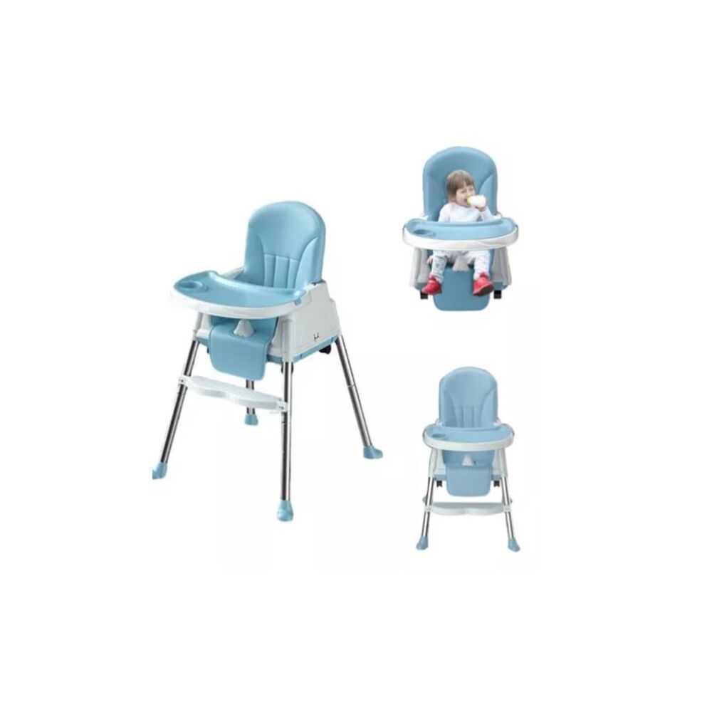 Silla De Comer Para Bebés Portátil Con Ruedas Ajustable image number 0.0