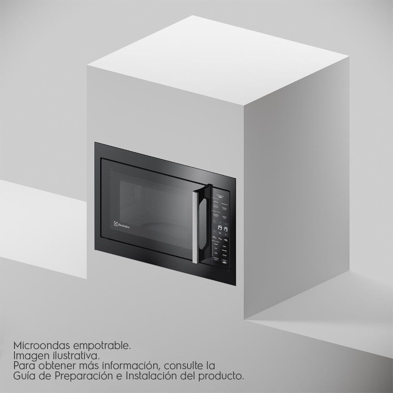 Microondas Empotrable 32 Litros Digital Grill Me3bp Negro image number 5.0