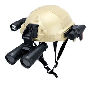 Casco Disfraz Militar Premium Luz
