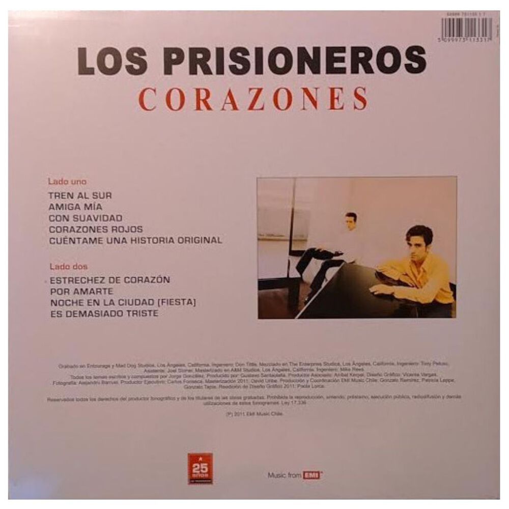 Los Prisioneros - Corazones | Vinilo image number 1.0
