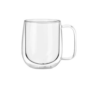 Taza Mug De Vidrio Doble Pared 300 Ml Simplit