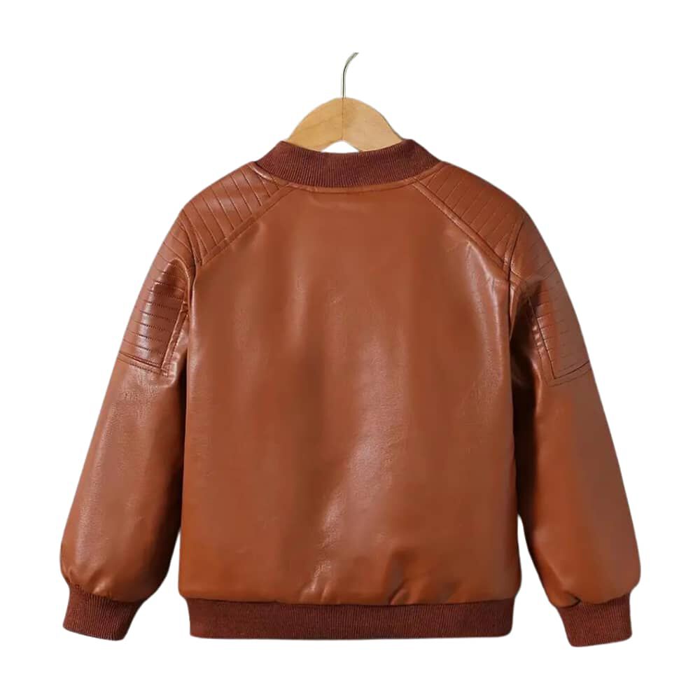 Chaqueta Ecocuero Soft Berlin Unisex Ni&ntilde;os image number 2.0