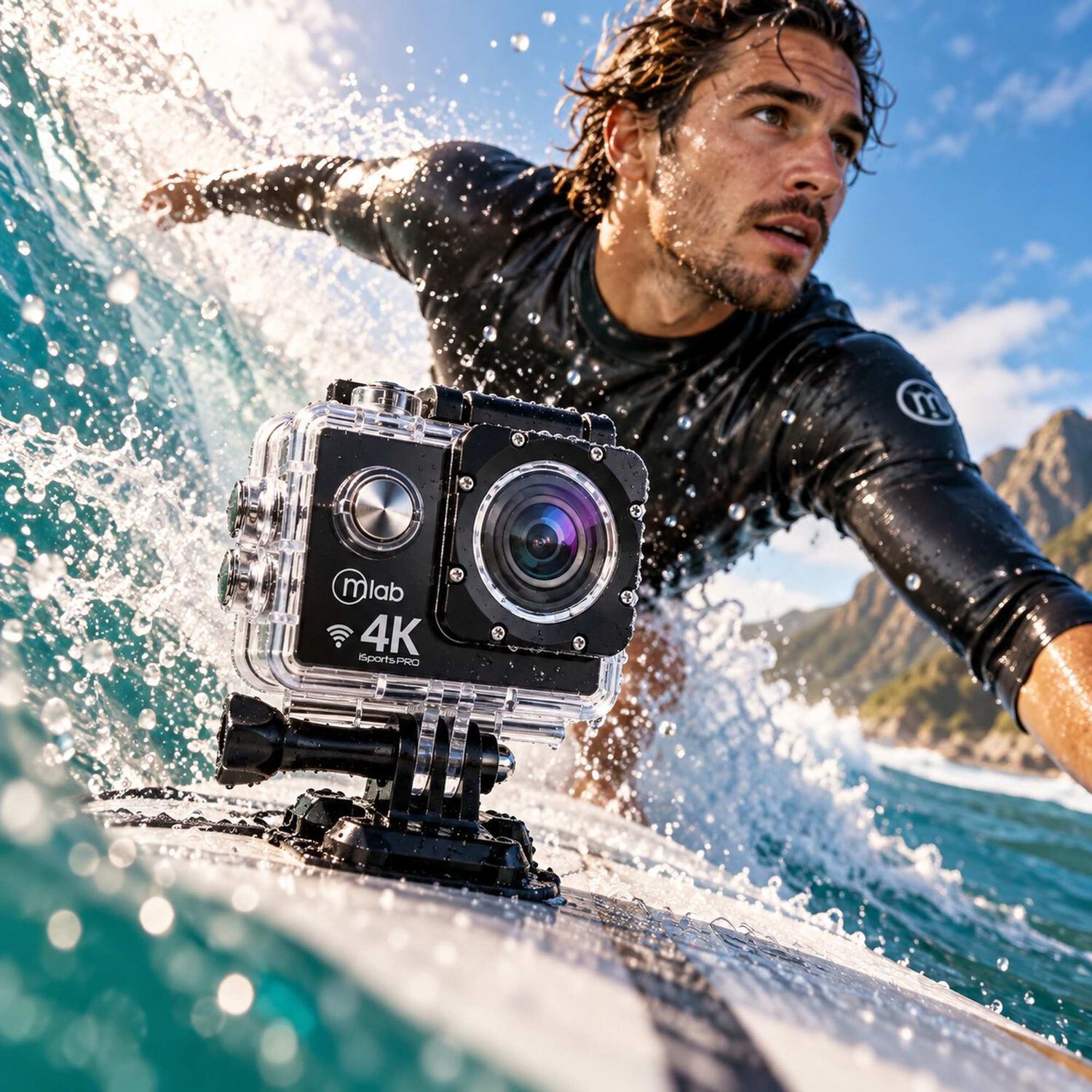C&aacute;mara Deportiva 4k Waterproof Ultra Hd Isport Wifi image number 6.0