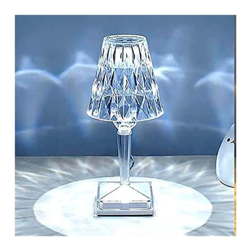L&aacute;mpara De Mesa Dise&ntilde;o De Diamante Con Modos De Luz Y Control T&aacute;ctil image number 3.0