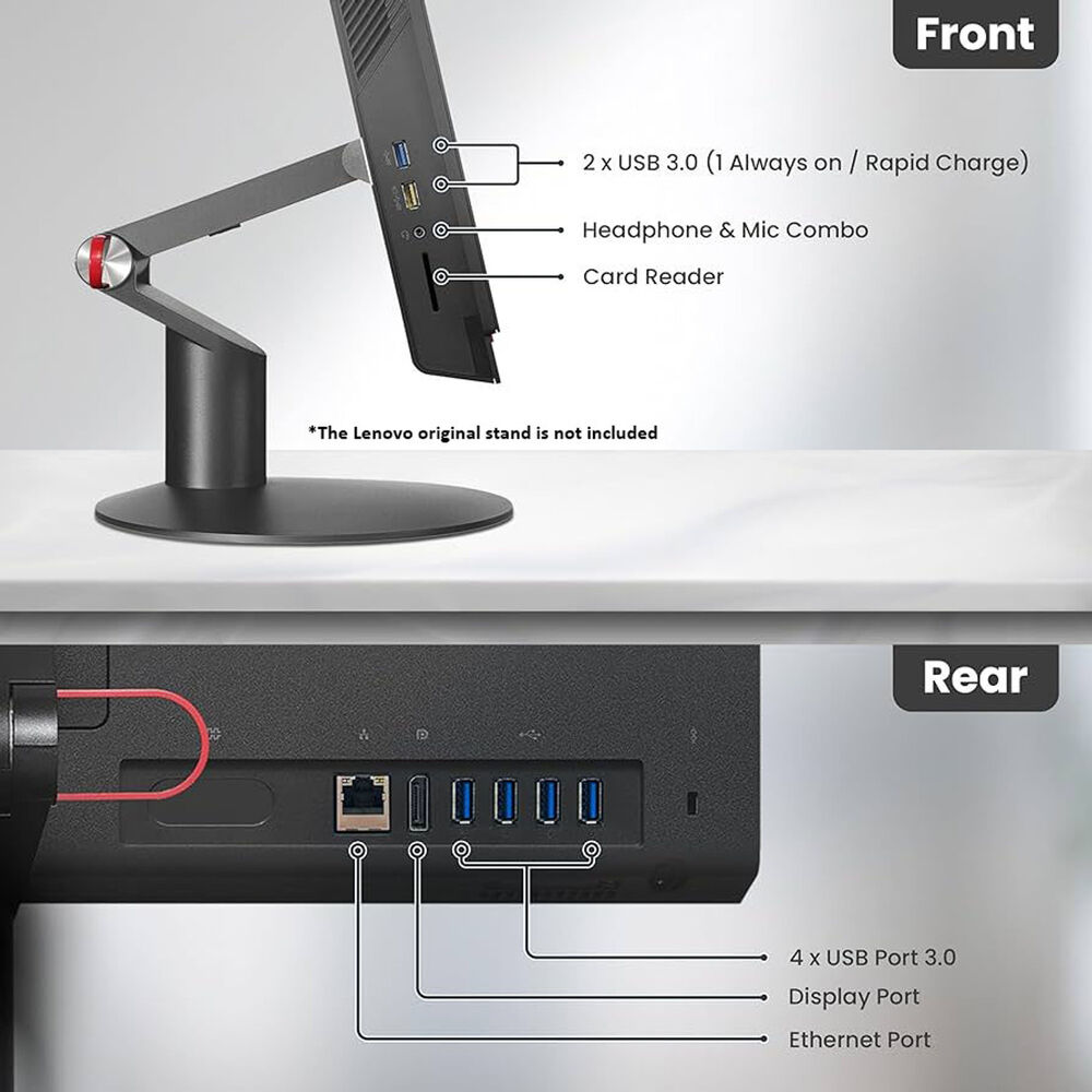 Computador All In One Lenovo Thinkcentre M810z 21.5" (i5-6ta 8gb 256gb Ssd) Reacondicionado Grado A image number 1.0