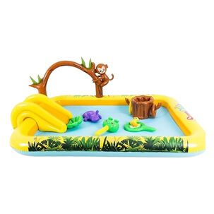 Piscina Centro De Juegos Selva Tobogán Aspersor Be Splash