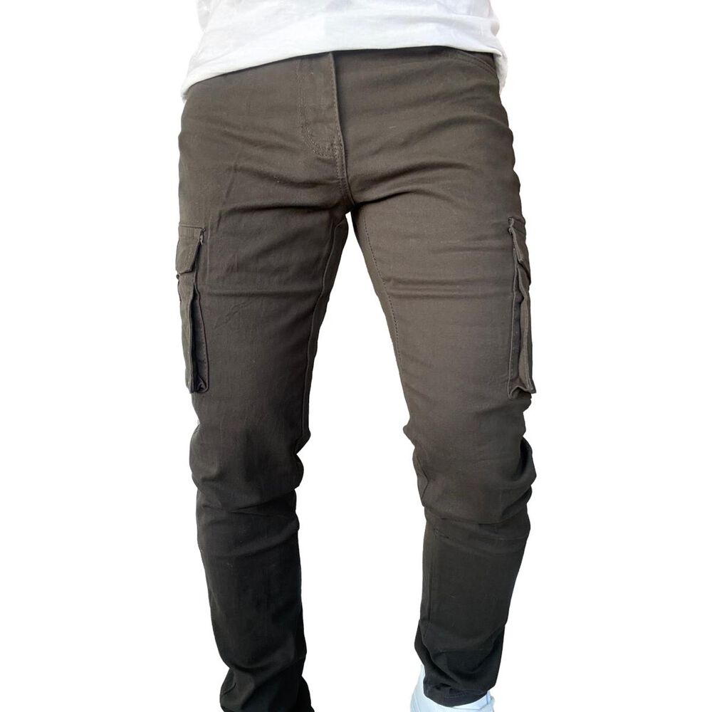 Pantal&oacute;n Cargo Slim Fit Mosaico Tela Elasticada image number 26.0