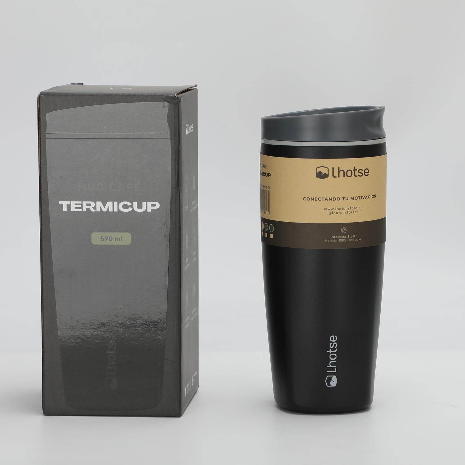 Vaso Mug T&eacute;rmico Agua Caf&eacute; Acero Inox Termicup 590 Ml Lhotse image number 6.0