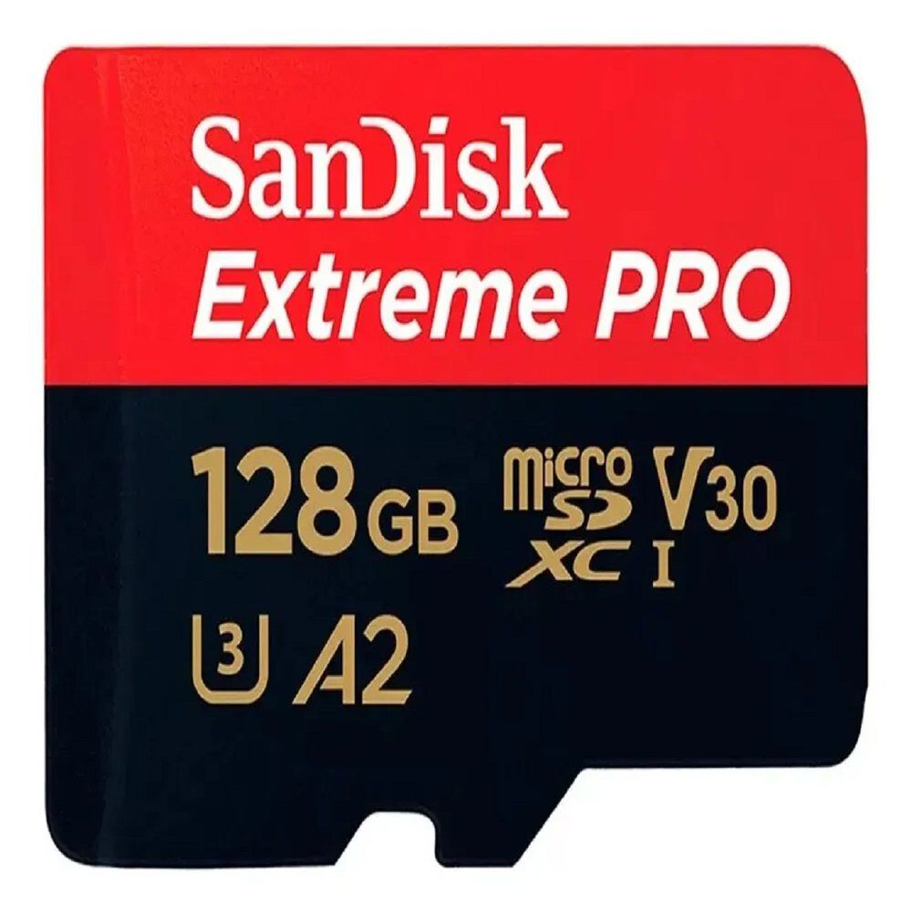 Tarjeta Memoria Micro Sd Sandisk Extreme Pro Original 128 Gb 4k U3 Compatible Go Pro Drones Microsdxc 160 Mb/s (negra) (128gb) image number 0.0