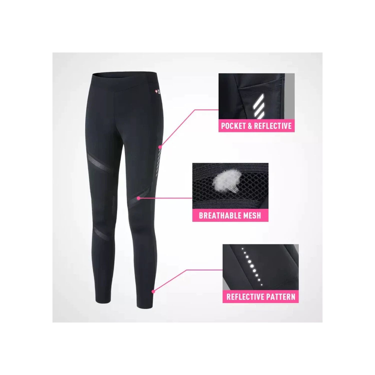 Calza Santic Mujer Larga Quinn Summer Negro image number 6.0
