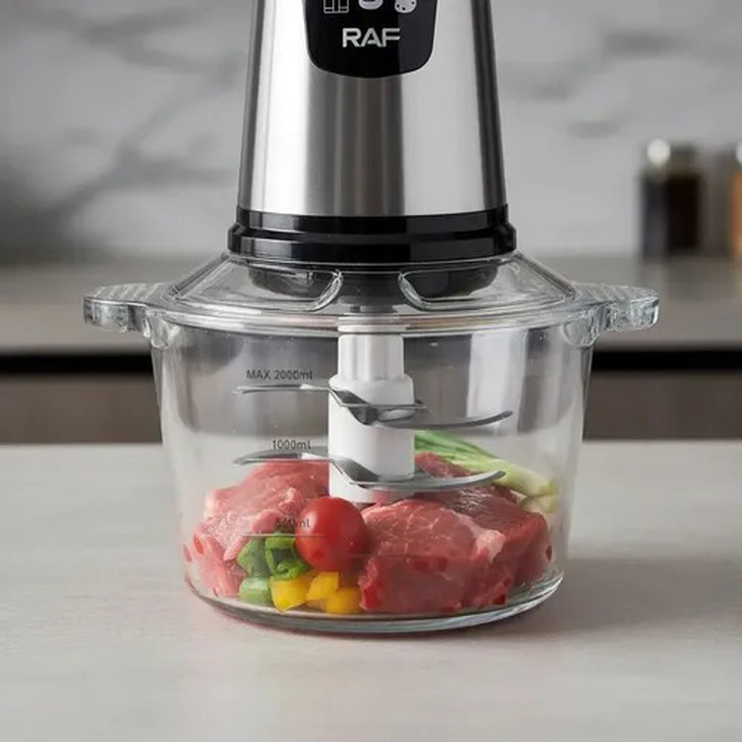 Procesador De Alimentos Raf Base Vidrio 800w 2l image number 3.0