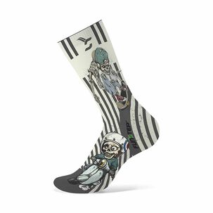 Calcetines Funstep Con Dibujos Blanco Roto/gris L (40-43)