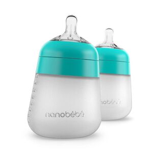 Mamadera Silicona Antic&oacute;lico 270ml X 2