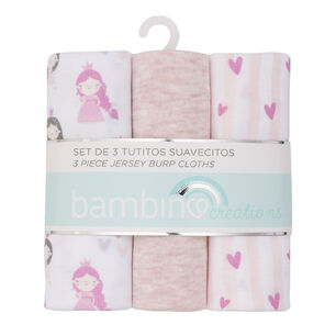 Set 3 Tutitos Bambino Rosado Princesas Ni&ntilde;a