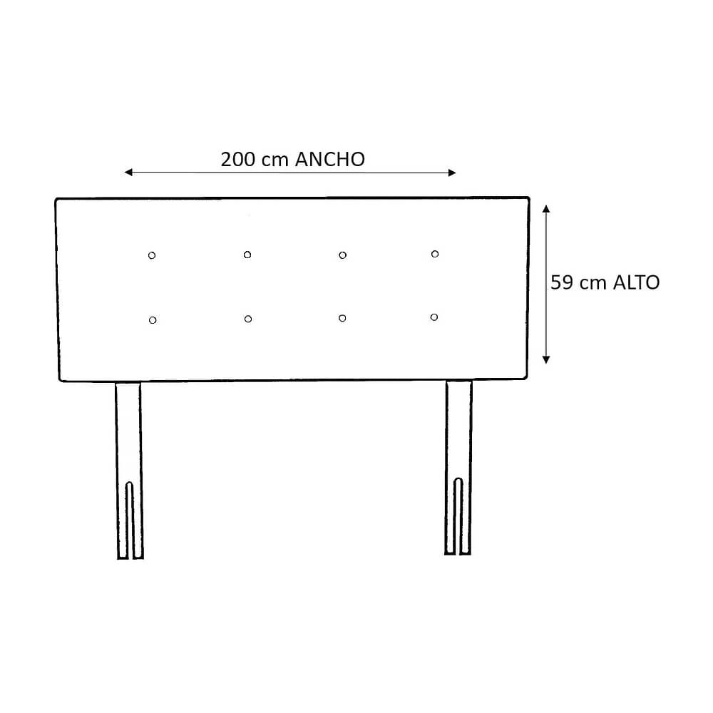 Respaldo Berna Bajo Super King image number 2.0