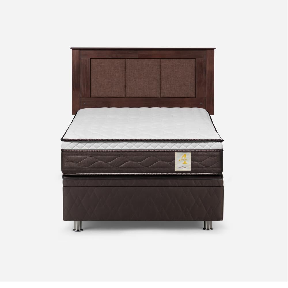 Cama Baúl Rosen New Style 4 / 1 Plaza / Base Normal + Respaldo Rachel image number 0.0