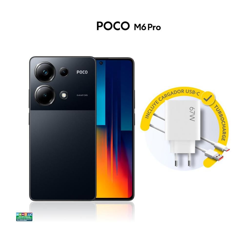 Smartphone Xiaomi Poco M6 Pro / 256 GB / Liberado image number 1.0