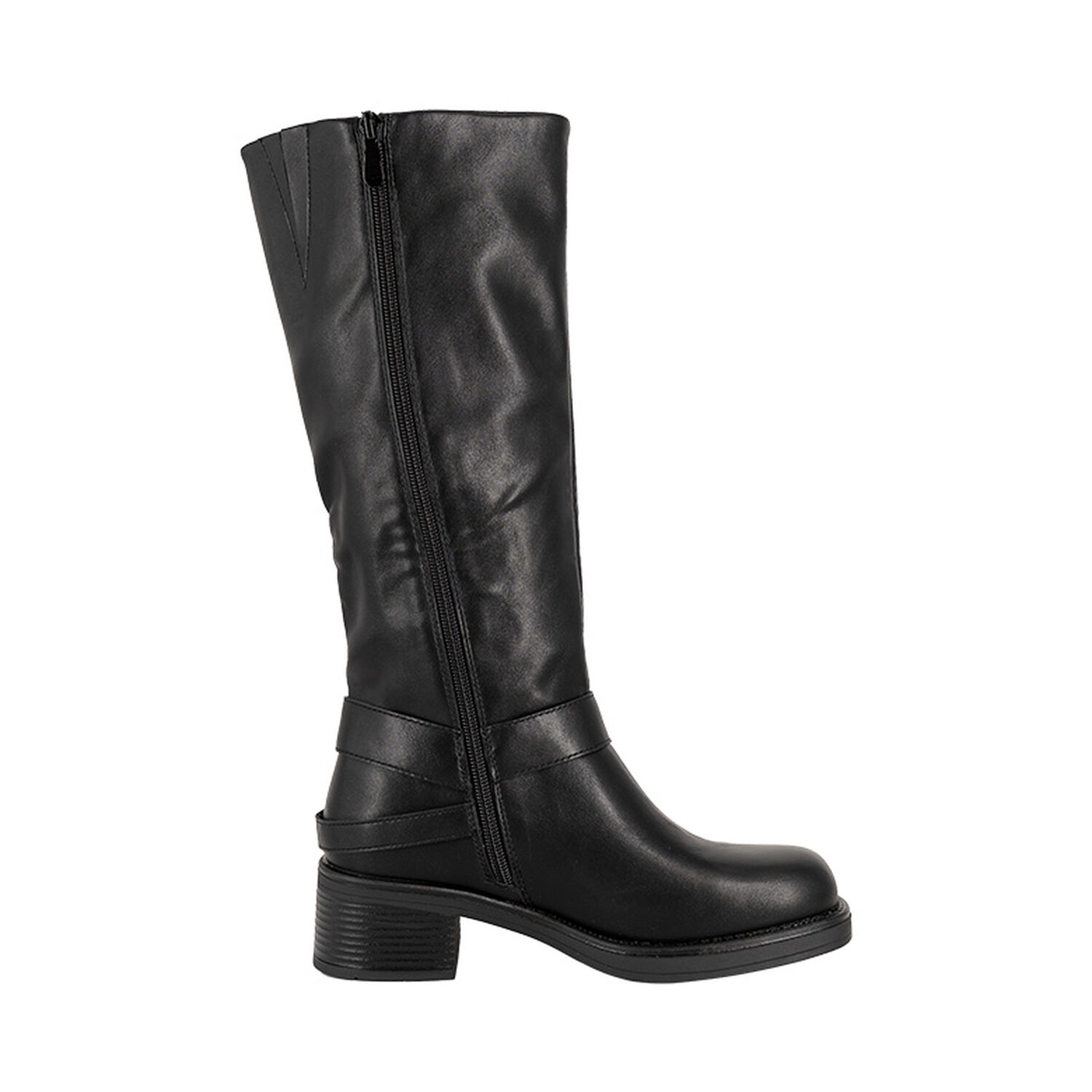 Bota Biker Larga Jessa Negro Alquimia image number 3.0