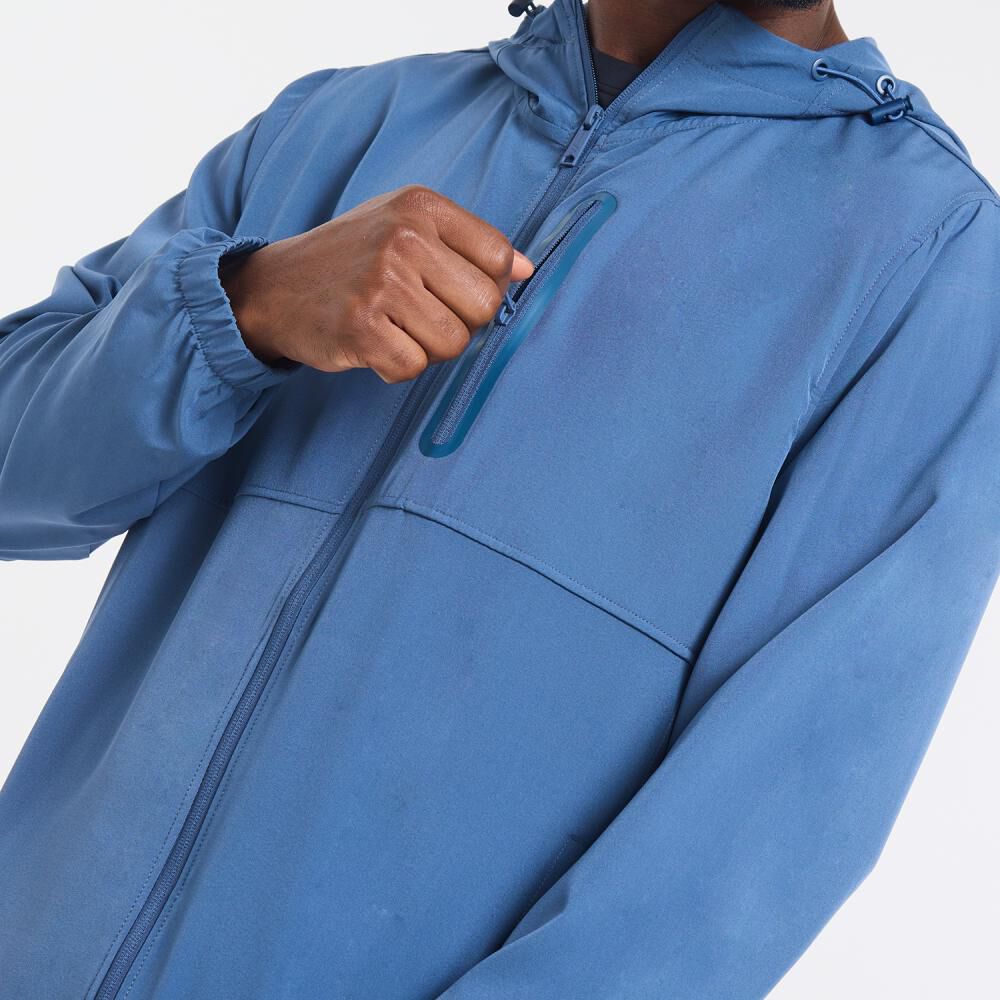 Chaqueta Deportiva Cuello Alto Con Capucha Hombre Wetland image number 4.0