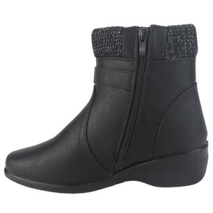 Botin Chalada Mujer Confort-4 Negro Casual