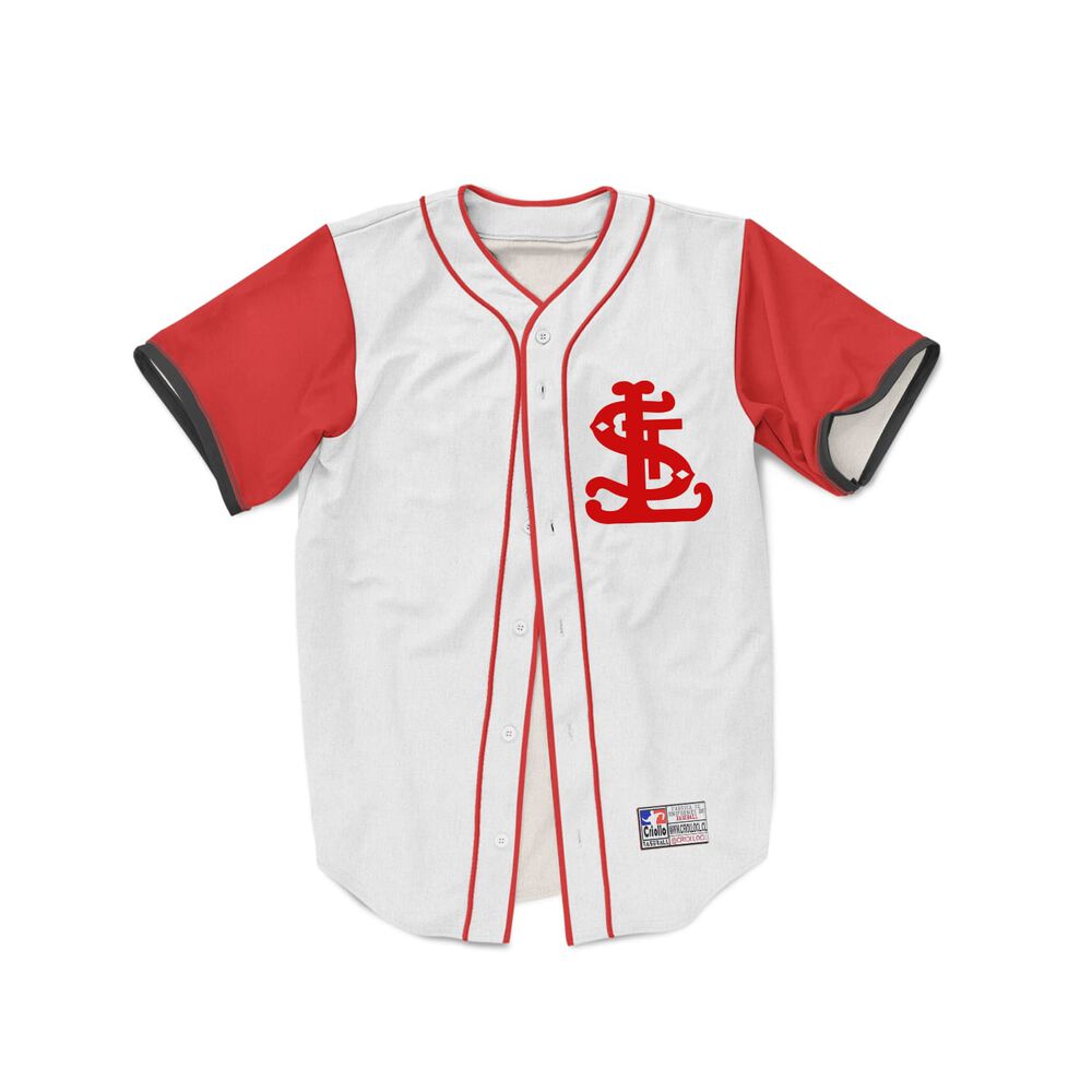Polera Estilo Beisbol White With Red San Luis image number 0.0
