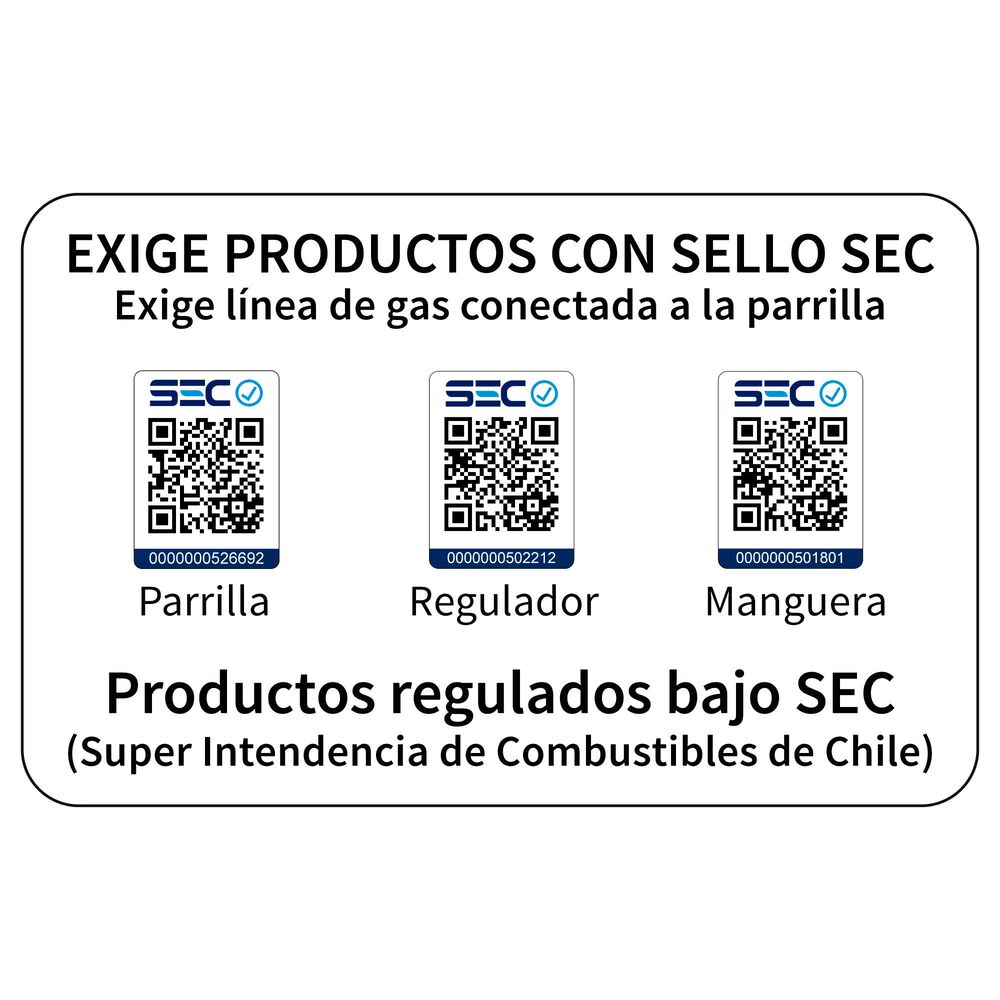 Set Parrilla A Gas 3 Quemadores Kansas Black + Funda S image number 5.0