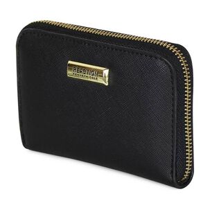 Billetera Mujer Trifold Negra Kenneth Cole