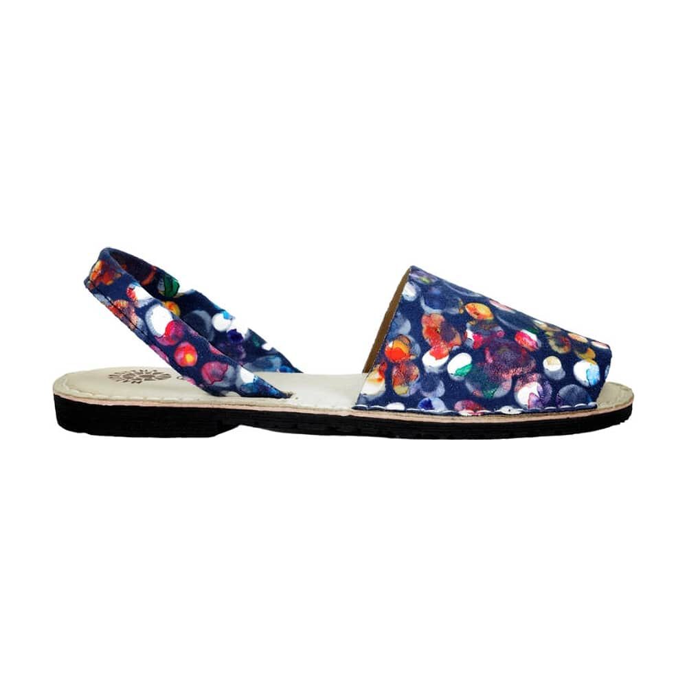 Sandalia Cuero Jistice Azul image number 5.0