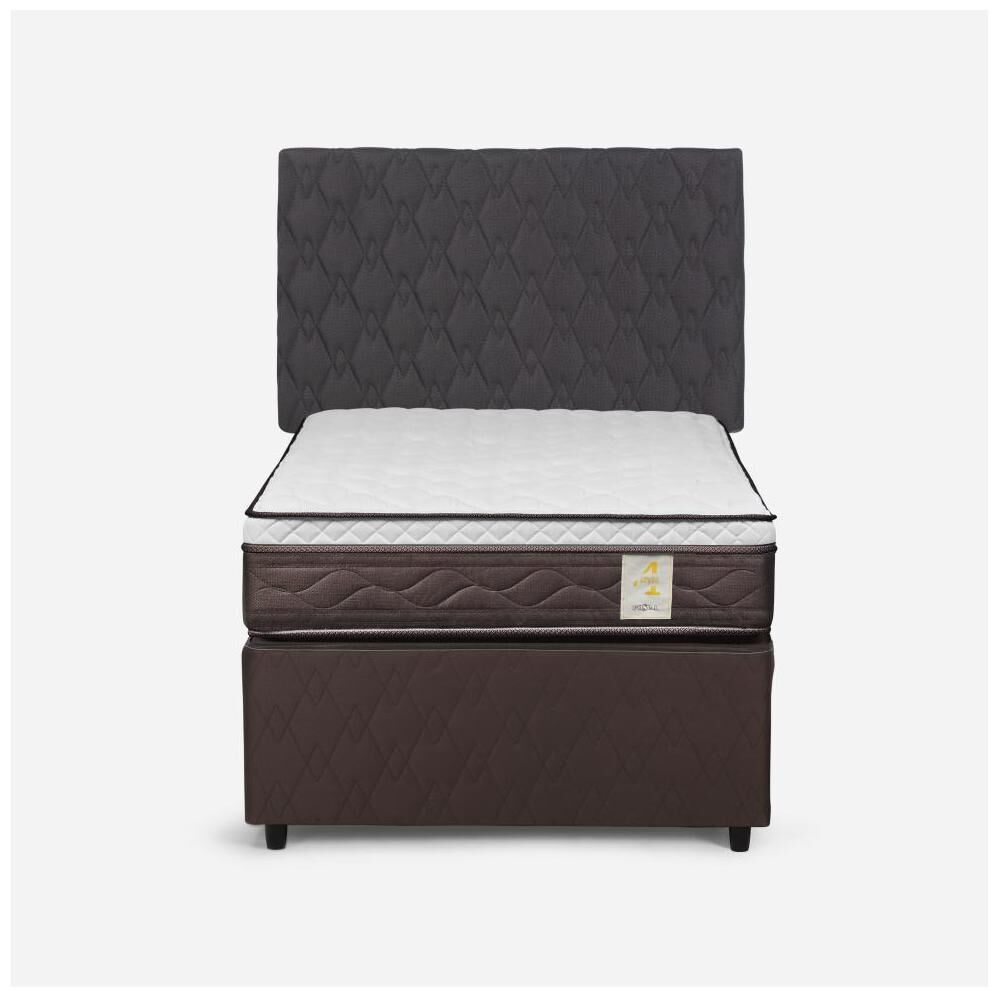 Cama Nido Rosen New Style 4 Plus / 1.5 Plazas / Base Normal + Respaldo image number 0.0