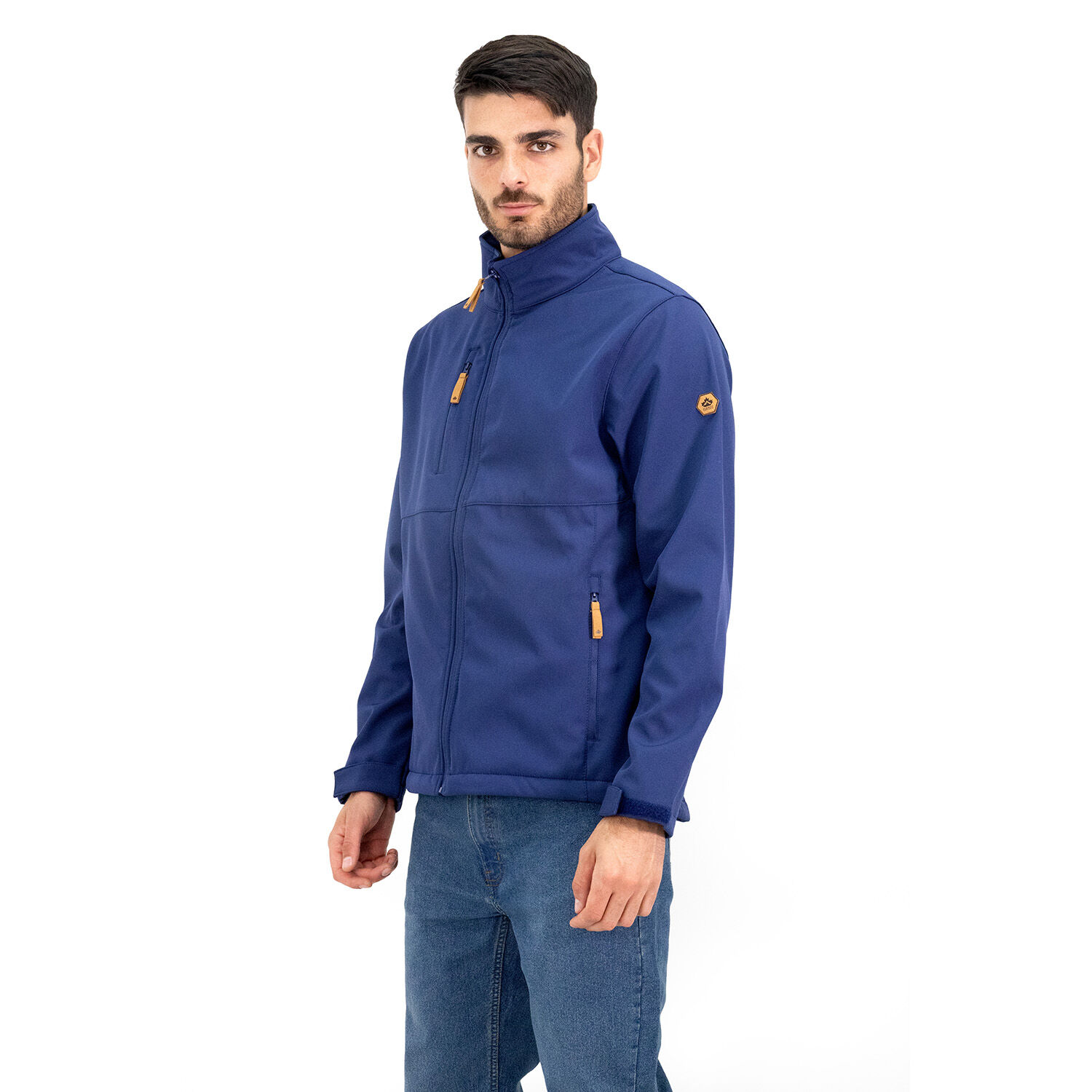 Softshell Quebec Lobo Azul Hombre image number 1.0