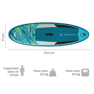 Stand Up Paddle Para Niños / Sup Vibrant / AM 8 Pies