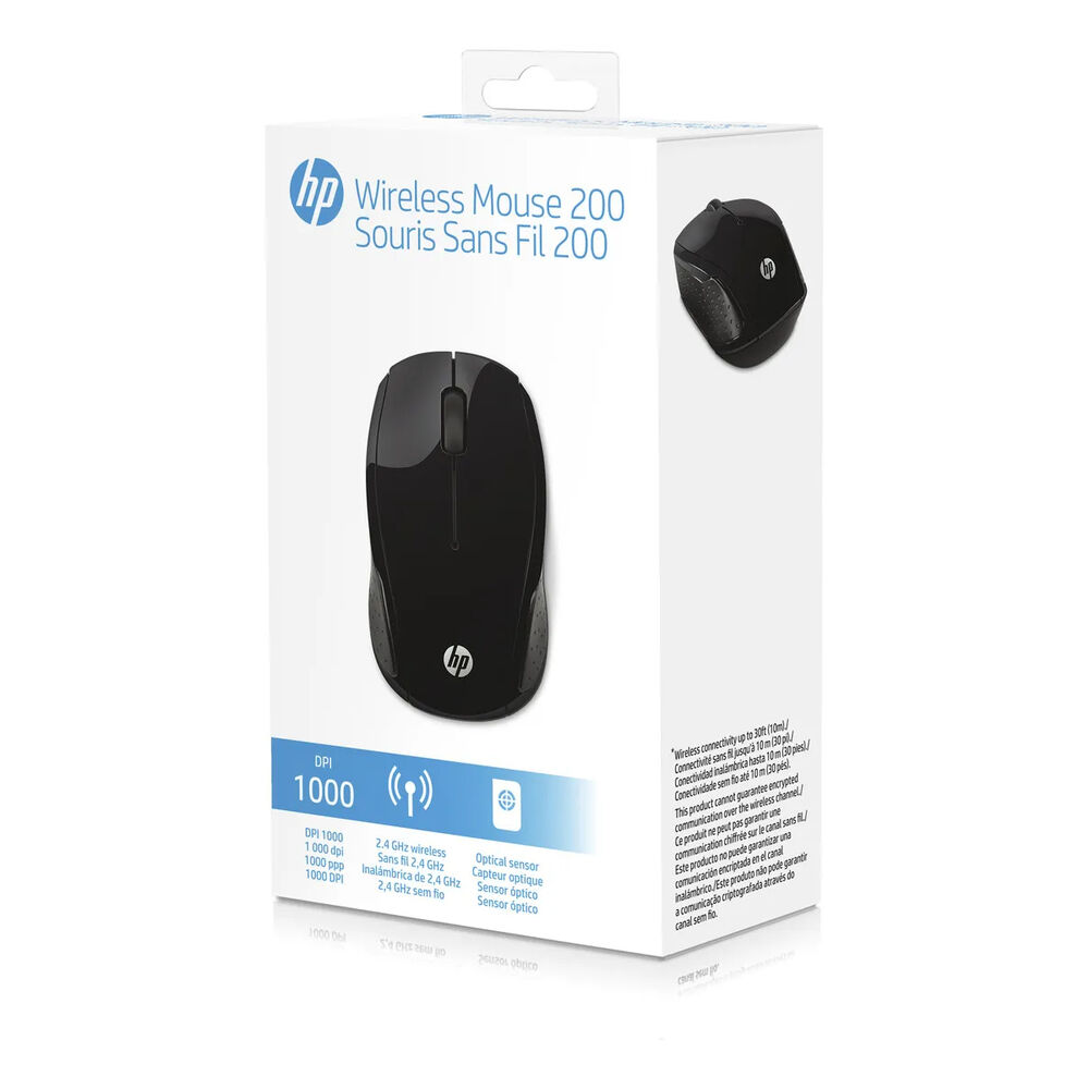 Mouse Hp 200 Inal&aacute;mbrico 1000 Dpi image number 3.0