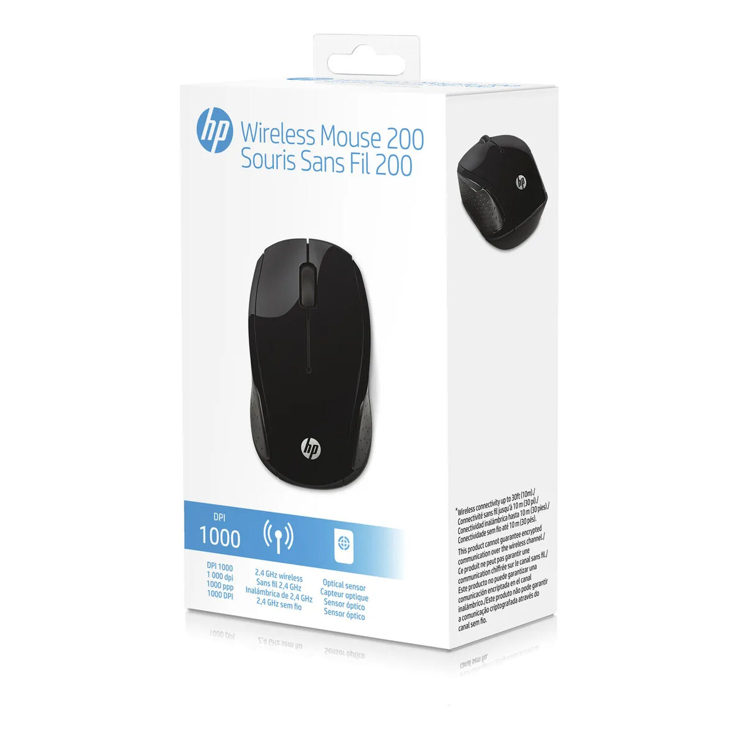 Mouse Hp 200 Inal&aacute;mbrico 1000 Dpi image number 3.0