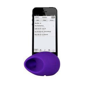 Altavoz Parlante Iphone Silicona Morado