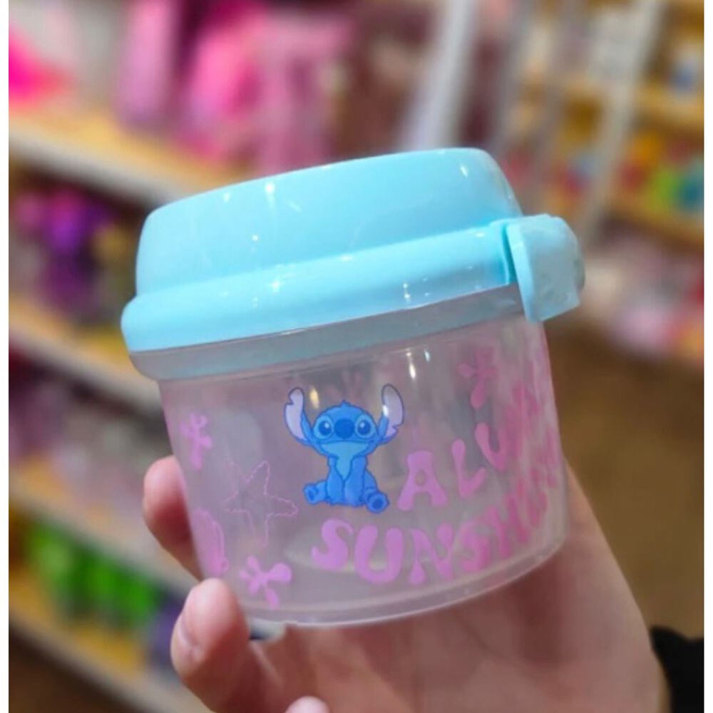 Porta Snack Disney Stitch Infantil Azul 280ml image number 2.0