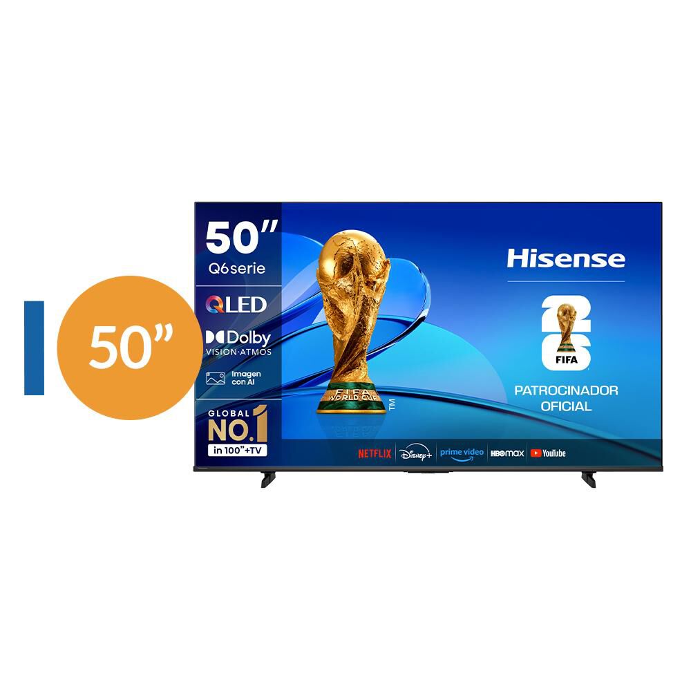 Qled 55" Hisense 55Q6QV / Ultra HD 4K / Smart TV image number 0.0