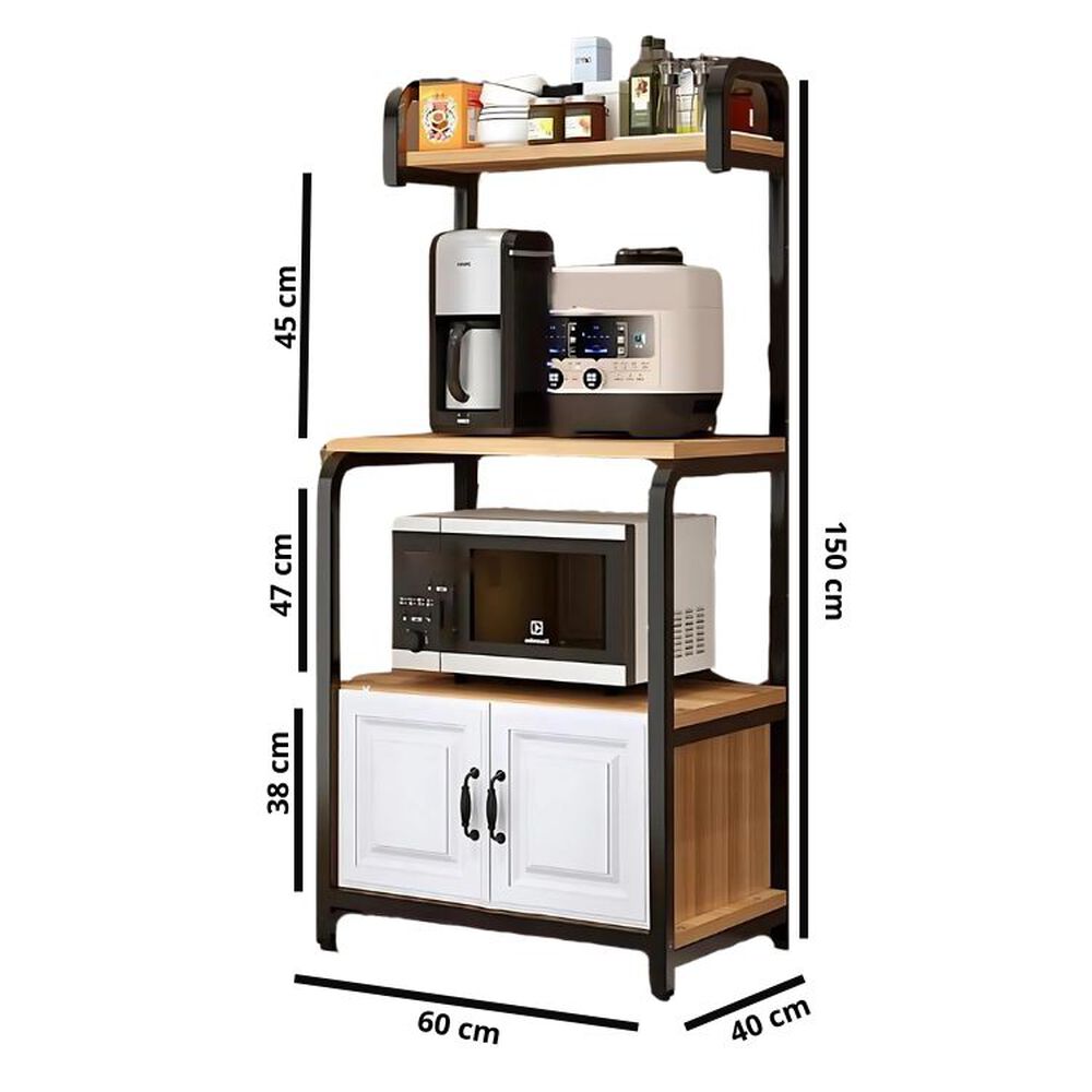 Organizador De Cocina Despensa Multifuncional Con Puertas image number 1.0