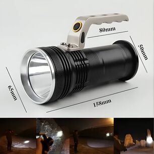 Linterna Led T&aacute;ctica Recargable Larga Distancia