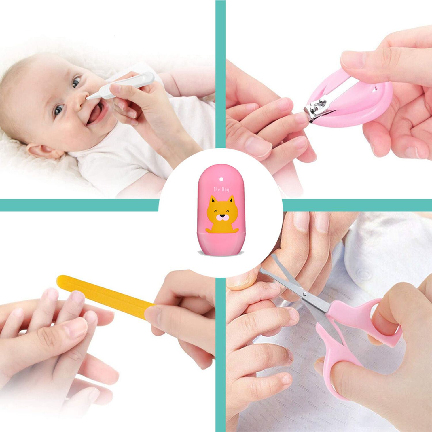 Set Manicure Cortau&ntilde;a Tijera Manicura Bebe Guagua Con Caja image number 2.0