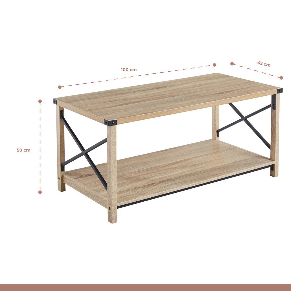 Mesa De Centro Cross - Madera image number 3.0